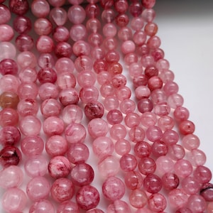 Smooth Malay Jade Round Beads, 6mm 8mm 10 mm To Choose From, Gemstone Beads, Stone Beads, DIY Bracelet Beads, 15&quot; Full Strand, A593