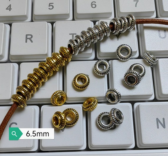 Las Mejores Ofertas En Aleación De Metal Cuentas Para Hacer Joyas Tibetano Rondelle | EBay