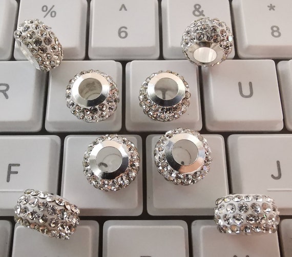 PandaHall, 100 Perline In Argilla Polimerica Con Strass - Foto 11