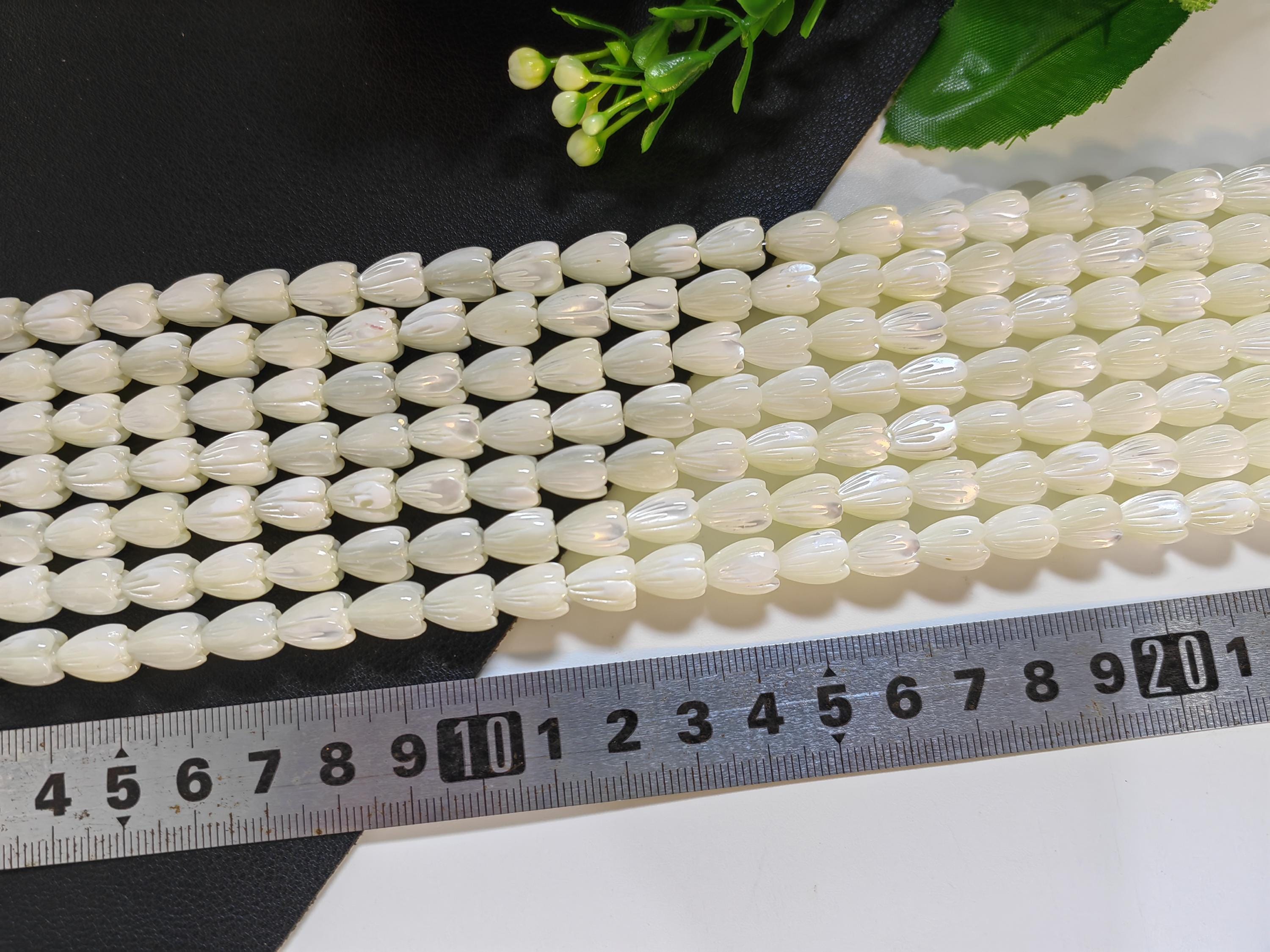 Natural Mother of Pearl Pikake Beads ,jasmine Flower Spacer Beads