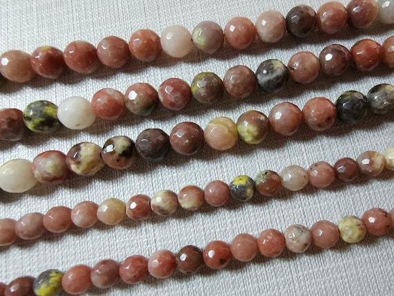 Mookaite Round Beads 8mm Mixed 45 Pcs Gemstones DIY Jewellery Making Crafts
