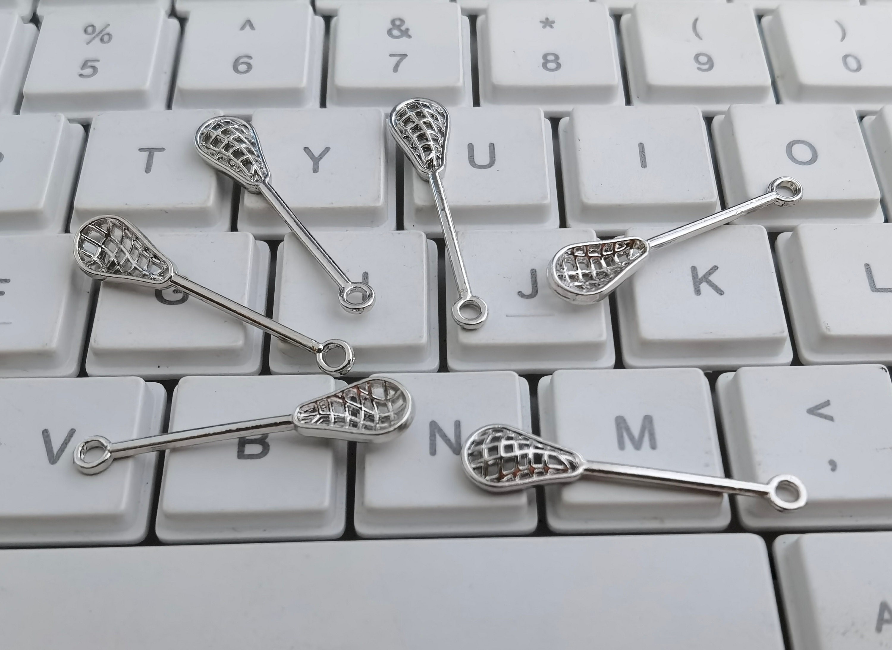 20 100pcs Metal Lacrosse Stick Charms Lacrosse Stick Etsy