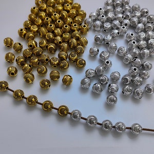 30 Or 50Pcs Moon and Star Spacer Beads, 7.5 mm Metal Spacer Beads, Tibetan Style Beads,  Moon Beads, Star Beads, DIY Jewelry Making, B461