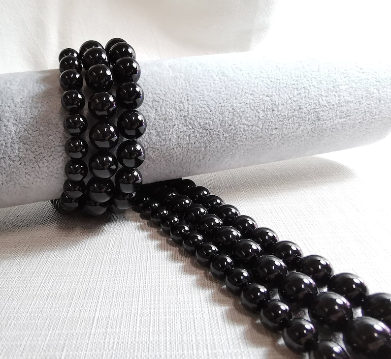 6-8-10mm Natural Stripe Agate Onyx Round Gemstone Loose Beads 15 /"