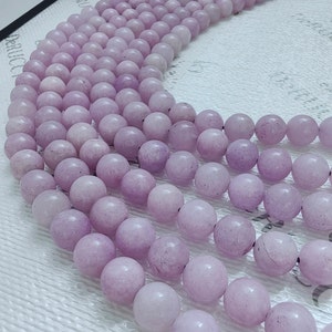1 Full Strand Smooth Malay Jade Round Beads, Gemstone Beads, 6 - 10mm Jade Beads, Stone Beads, DIY Bracelet Beads, Findings, A412