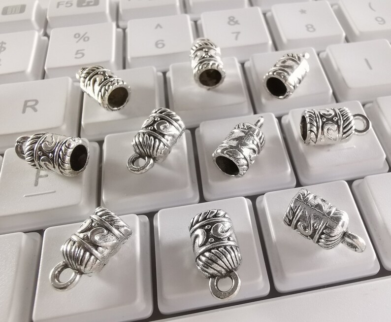 15 Sets / 25 Sets Antique Silver Bracelet End Caps Fit 4.5 Mm Etsy