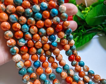 4 - 8個チベットアイDziビーズ、9アイドラムDZI、14 x 40 mmアイ