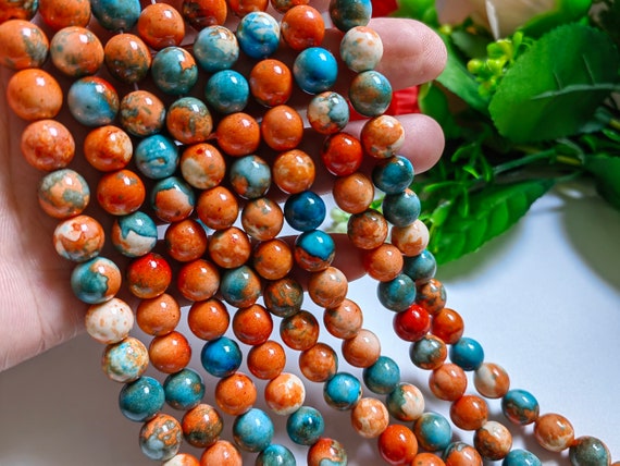 Bracelet Perle Ronde 6 Mm, Pierre Naturelle, Création Artisanale - Foto 2