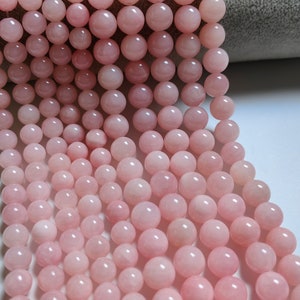 Smooth Malay Jade Round Beads, 6mm 8mm 10 mm To Choose From, Gemstone Beads, Stone Beads, DIY Bracelet Beads, 15&quot; Full Strand, A597