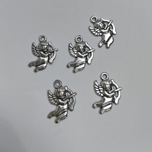 30pcs Antique Silver Cupid Charms, Metal Valentines Day Charms, 16x22 mm Metal Cupid Charms, DIY Jewelry Supply, Findings, C091