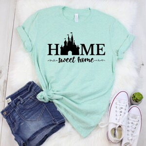 Disney Shirts, Cinderella Castle Home, Disney Home Shirts, Princess Castle Tees, Disney Castle Shirts, Disney Youth-4x Shirts