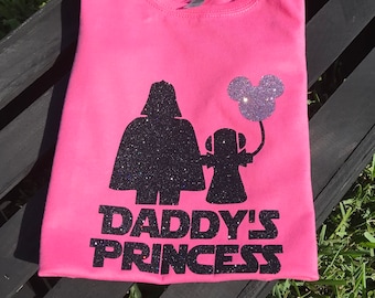 Daddy’s Princess Shirt Darth Vader and Princess Leia