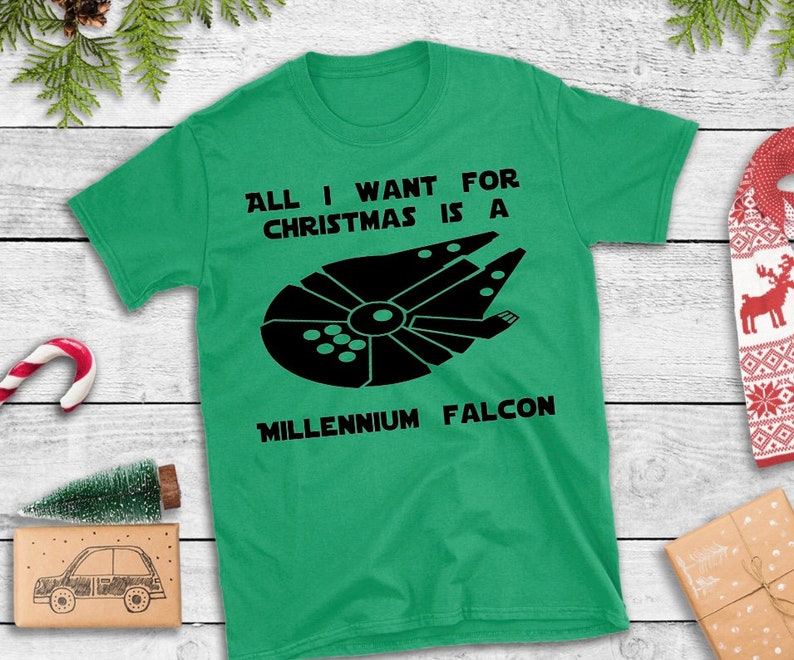 Star Wars Christmas Shirt All I Want for Christmas is a | Etsy