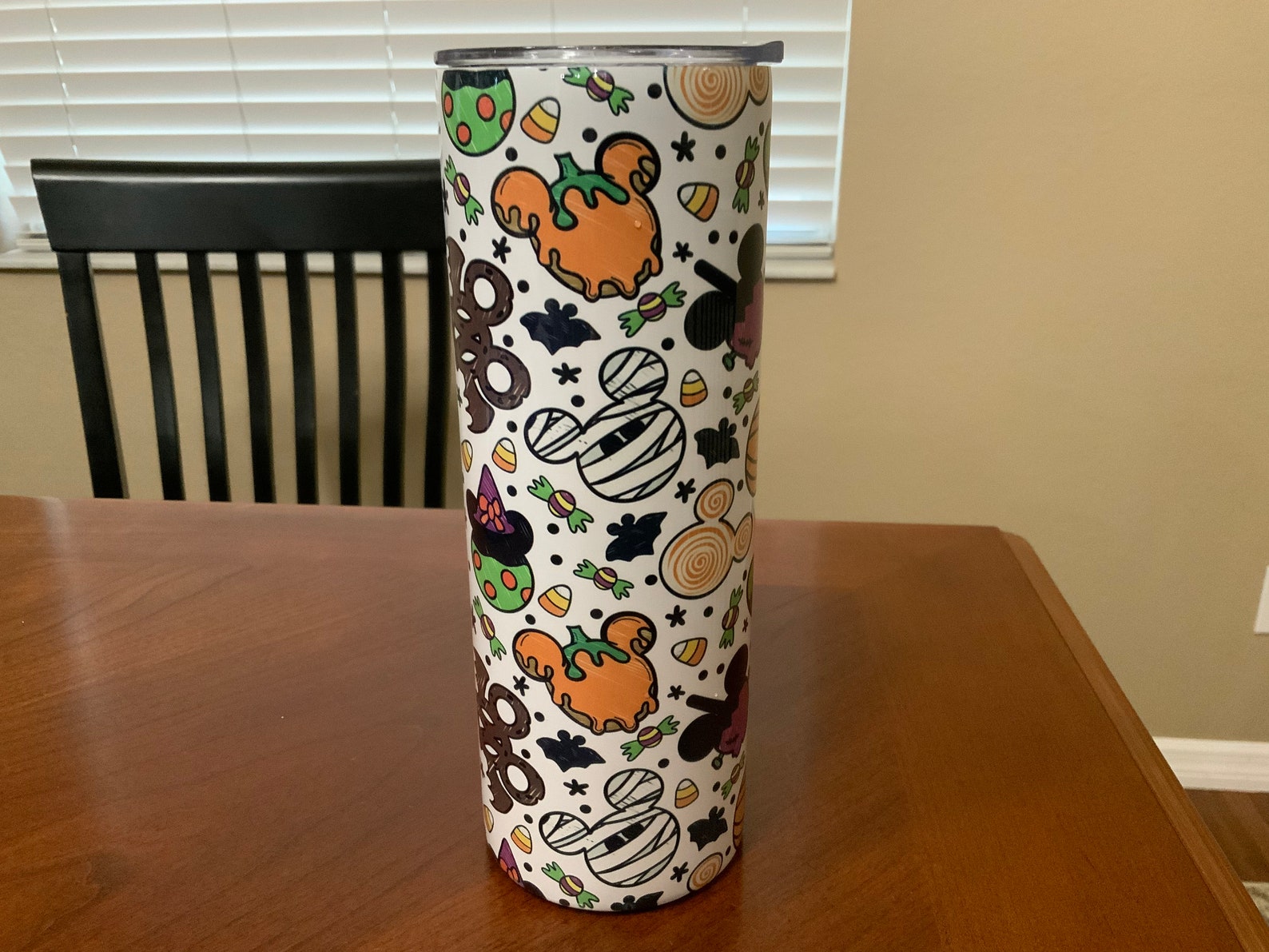 Custom Tumbler 20 Ounce Disney Halloween Tumbler Disney Etsy