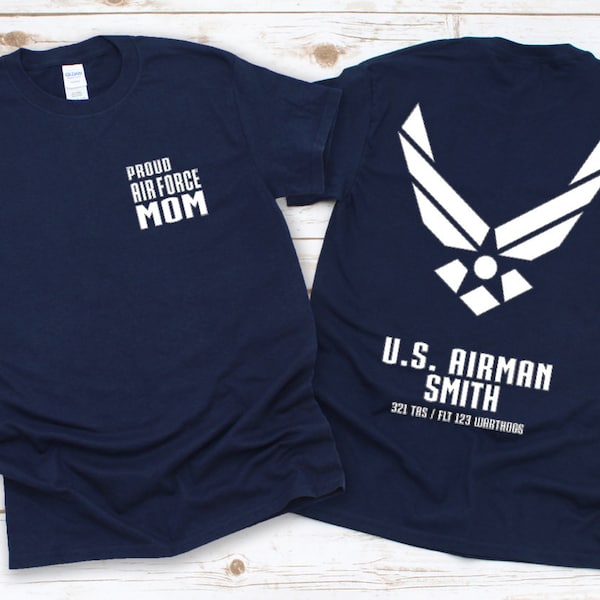 Officially Licensed Air Force Shirt, Air Force Graduation, Air Force Matching Family Shirts, U S Airman Shirt, Air Force Shirt, NEW VERSION