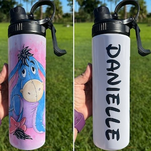 Eeyore Winnie the Pooh Water Bottle  - Disney Tumbler - Personalized Tumbler Bottle NEW STYLE, Water Bottle