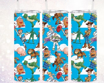 Custom Tumbler 20 Ounce - Disney Toy Story Tumbler  - Disney Tumbler - Disney Vacation Tumbler