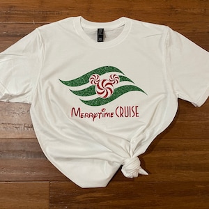Merrytime Disney Cruise, Merry Christmas, Disney Christmas Shirt, Tee - Tank - Long Sleeve Disney Shirt, Very Merry Christmas Party Glitter