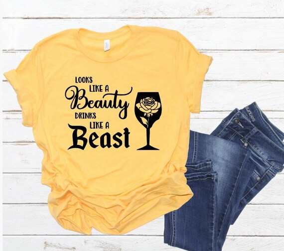 Beauty and Beast Drinking Shirt, Drinking Shirt,  Epcot Food and Wine Festival Tee, Drinking Around The World, Epcot Shirt