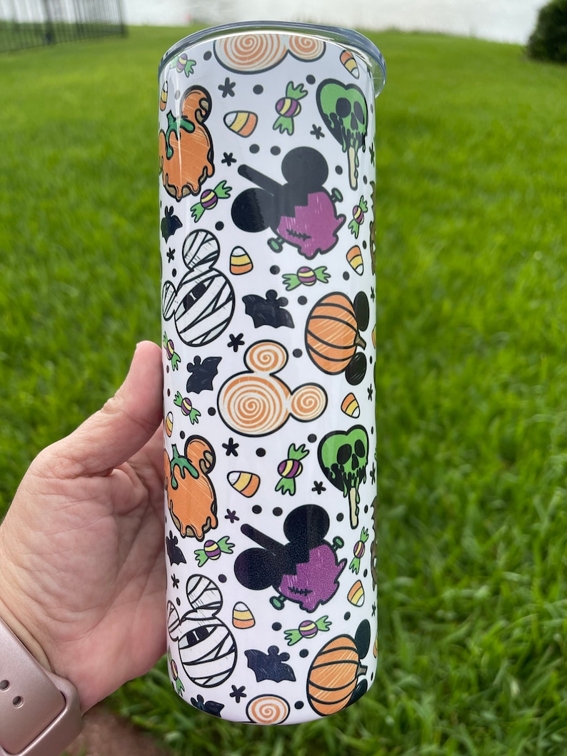 Custom Tumbler 20 Ounce Disney Halloween Tumbler Disney Tumbler Disney Vacation Tumbler Bild 4