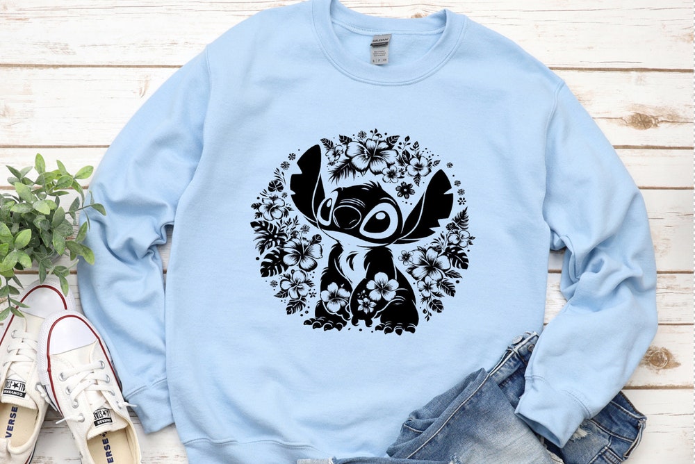 Disney Sweatshirt, Stitch Sweatshirt, Stitch, Cute Disney Sweatshirt
