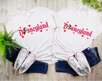 Camiseta de San Valentín de Disney, Enamorados de Disneyland, Disneyland