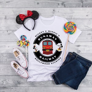 Runaway Railway, Minnie Mickey Railway, Disney Railway, Disney World Shirts, DIsneyland Shirts, Hollywood Studios Shirts