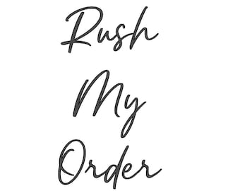 Rush My Order- Shipping upgraded to Priority!