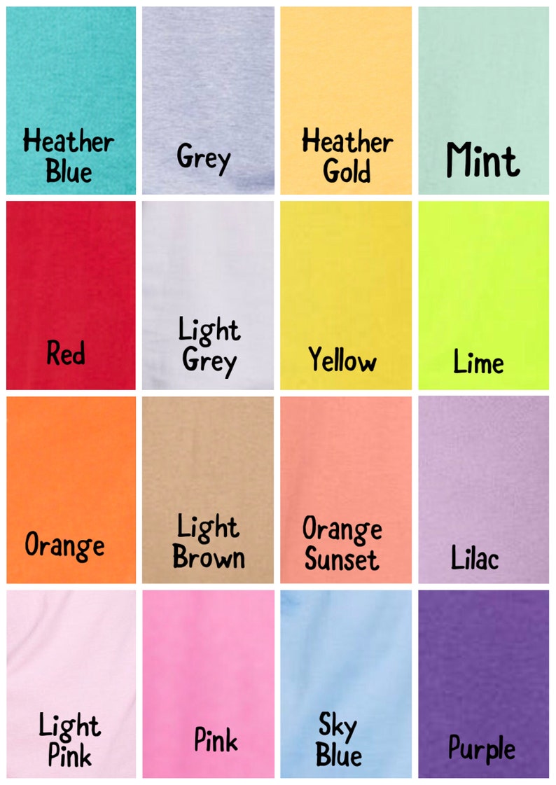 Puede incluir: Una carta de colores que muestra 16 colores de tela diferentes. Los colores son: Azul jaspeado, Gris, Oro jaspeado, Menta, Rojo, Gris claro, Amarillo, Lima, Naranja, Marr&oacute;n claro, Naranja atardecer, Lila, Rosa claro, Rosa, Azul cielo y Morado.