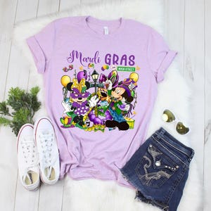 Disney Shirt, Disney Mardi Gras Shirt, Disney Family Mardi Gras Shirts, Cute Disney Mardi Gras Shirts, Mardi Gras Youth - 4X Tees