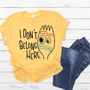 Toy Story Shirt, Toy Story Forky, Men’s Toy Story Tee, Women’s Toy Story Tee,  Disney, Disney Tanks