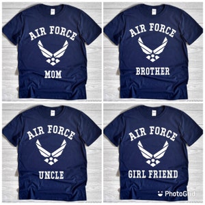 Air Force Shirt, Air Force Graduation, Air Force Matching Family Shirts,  Air Force Shirts Infant - 4X