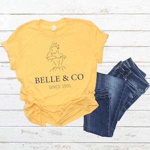 Belle Shirt, Beauty and the Beast Shirts, Princess Belle Shirts, Disney Girls Trip, Disney World Shirts, Disneyland Shirts