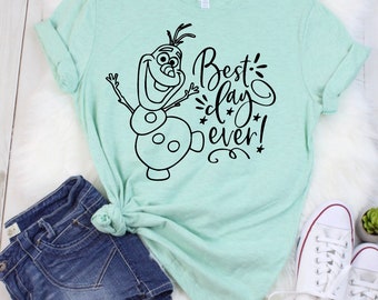 Disney Frozen Shirt, Disney Frozen Birthday Shirt, Olaf Shirt, Olaf Best Day Ever - Frozen Shirt Toddler - 4X, DIsney World Shirts