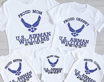 Officially Licensed Air Force Shirt, Air Force Graduation, Air Force Matching Family Shirts, U S Airman Shirt, Air Force Shirt, Air Force