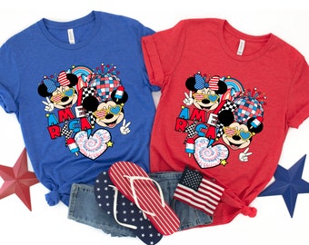 Disney 4th of July Shirts, Disney Patriotic Shirts, Disney Forth of July Shirts, Disney July 4th Tee, Disney Matching Shirts Toddler-4X