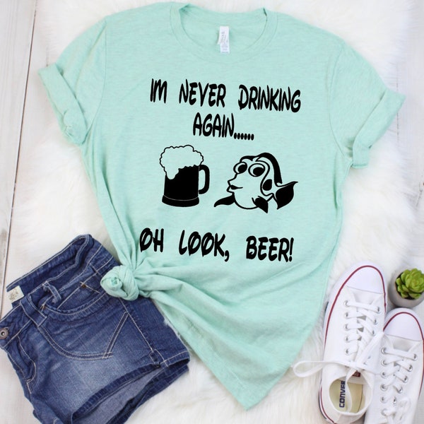 Finding Nemo Drinking Shirt, Epcot Drinking Shirts, DIsney Girls Trip, Epcot Shirts, Drinking Around The World, Epcot Food and Wine Shirt