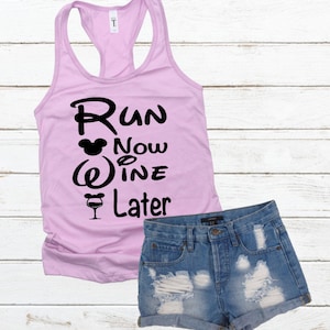 Run Wine & Dine, Food and Wine Festival, Epcot Shirt, Disney Workout Shirt, Run Disney, Disney Marathon