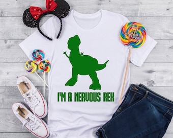 I’m A Nervous Rex Tee, Toy Story tee, Disney Vacation Shirt, Kids Toy Story Shirt, Toy Story Tank Top, Disney Matching Shirts