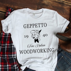 Disney Pinocchio Shirt, Disneyland Family Shirts, Disney shirts Toddler to 4X Tees, Pinocchio