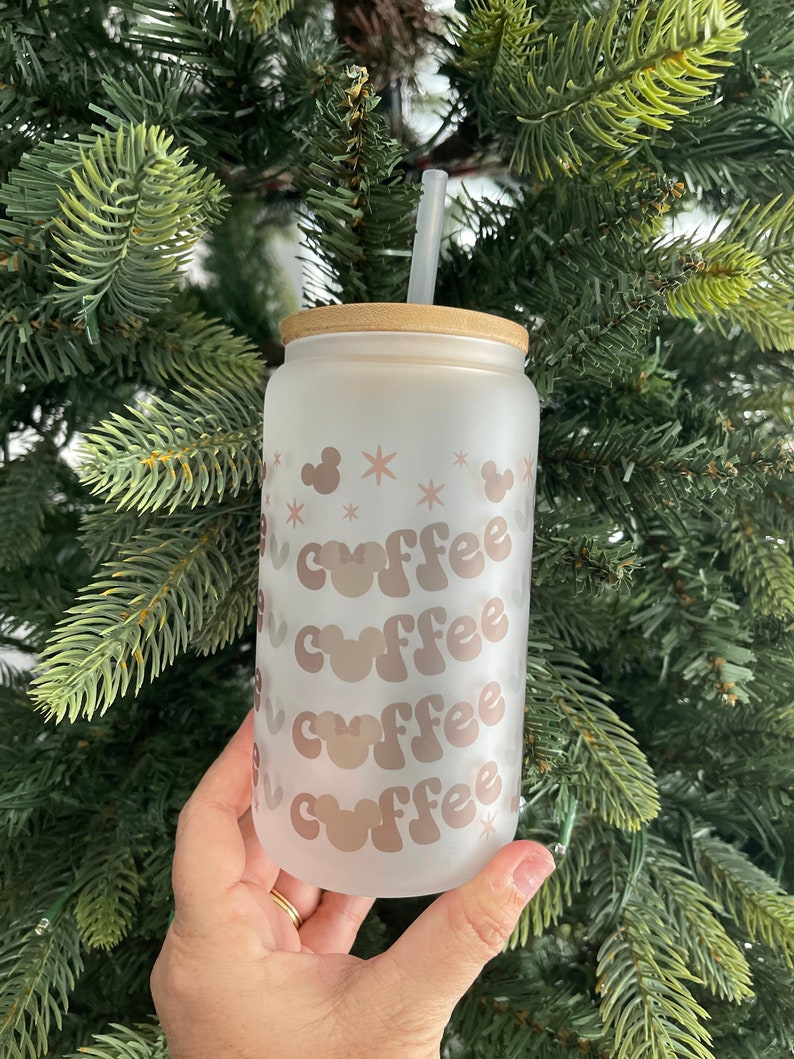 Fairy's Gift 'The Audacity' Iced Coffee Cup - 16 Oz Gothic Skeleton Glass Tumbler With Lid & Straw
