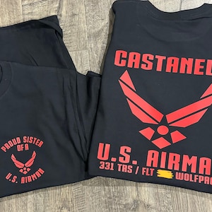 Air Force Shirt, Air Force Graduation, Air Force Matching Family Shirts, U S Airman Shirt, Air Force Shirt, NEW VERSION