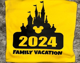 Disney Family Vacation Shirt 2023 2024, Disney Vacation Shirt, Kids Disney Shirt, Disney Tank, Disney T-shirt, Disney Matching Shirts