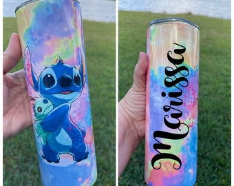 Custom Tumbler 20 Ounce  - Stitch Tumbler  - Disney Tumbler - Disney Vacation Tumbler - Personalized Tumbler