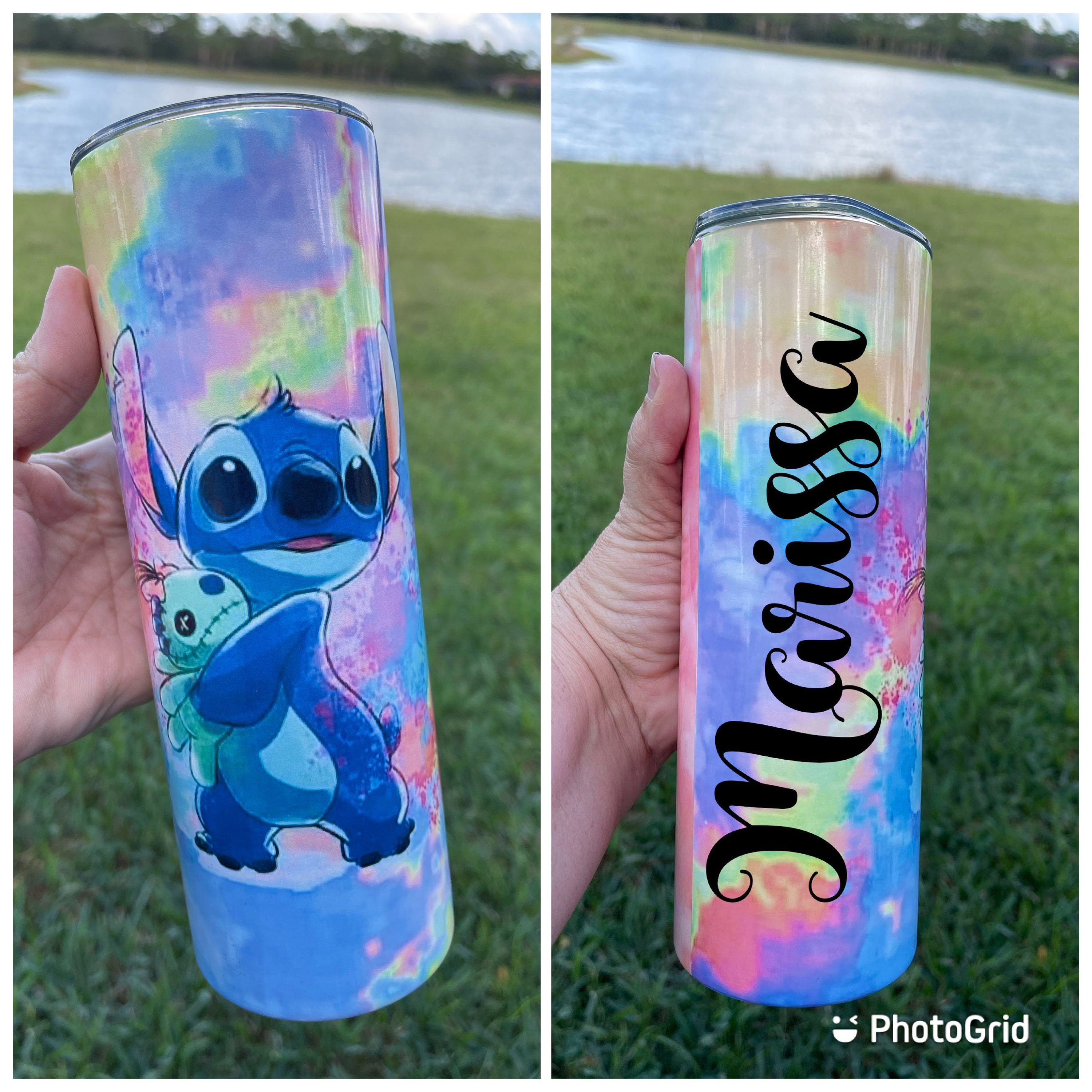 Disney Lilo and Stitch Double Walled Stainless Steel Water Bottle, 25  Ounces 