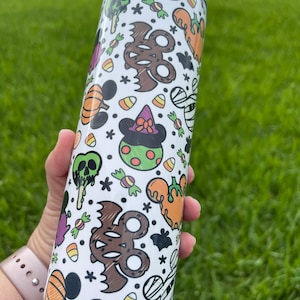 Custom Tumbler 20 Ounce Disney Halloween Tumbler Disney Tumbler Disney Vacation Tumbler image 2