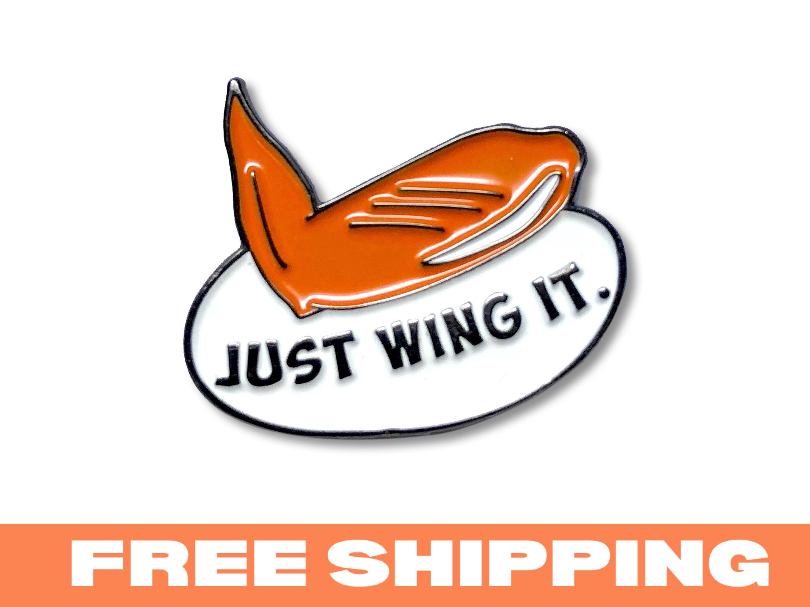 Just Wing It Pin Inspiration Just Do It Nike Soft Sport Etsy Australia