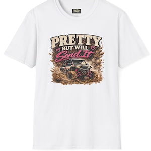 Snygg men skickar den t-shirt | Terrängbil dirt racing | Grafisk Gildan-t-shirt | För ATV-terrängälskare