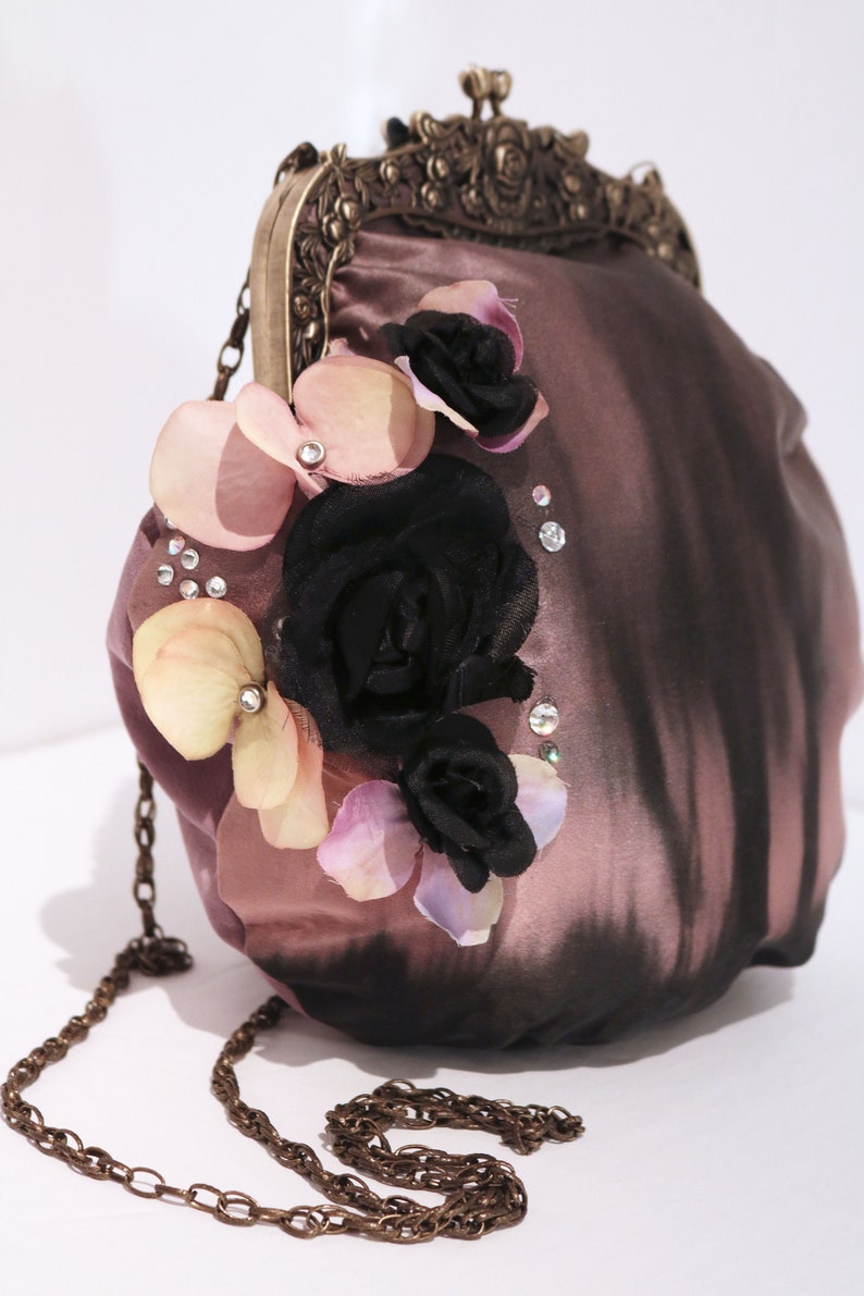 Gothic witch purse crossbody gothic handbag with kiss lock Etsy