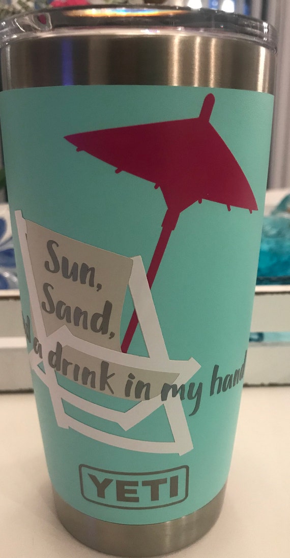 yeti sand tumbler